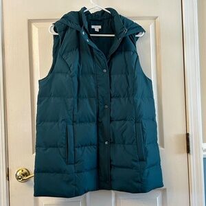 J.Jill hooded vest, size LP